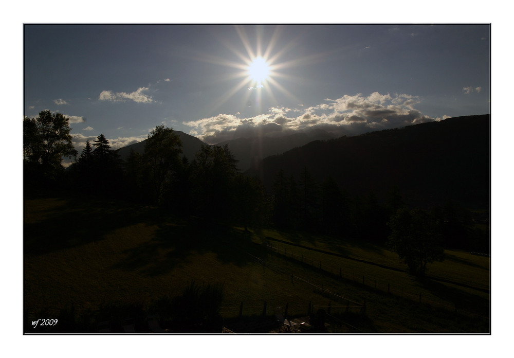 Sonnenaufgang im Stubaital