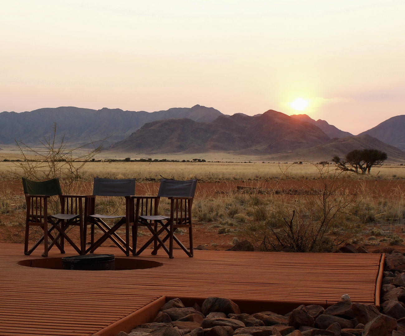 Sonnenaufgang im südlichen Afrika