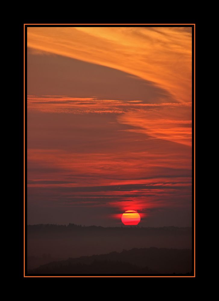 Sonnenaufgang im Taunus