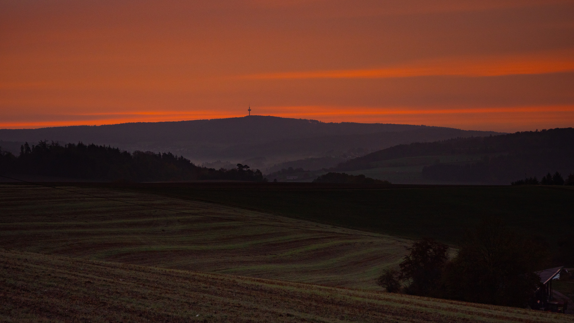 Sonnenaufgang im Taunus