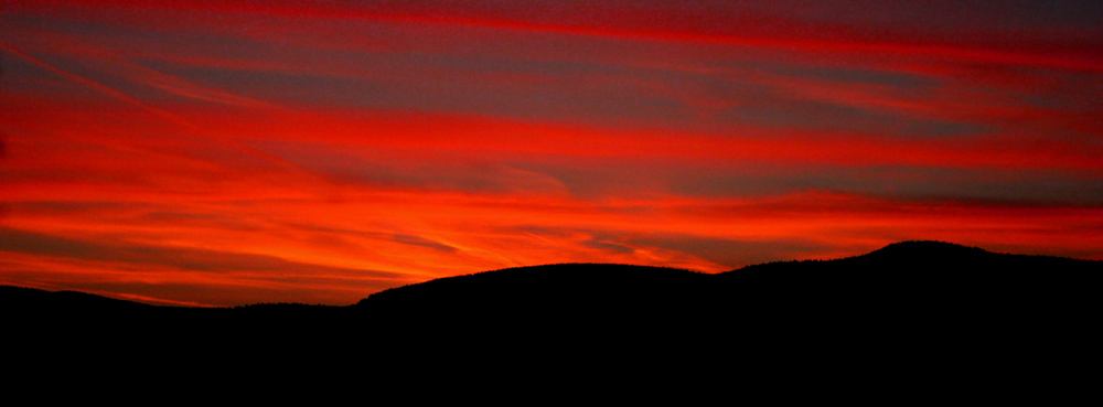 Sonnenaufgang im Thüringer Wald