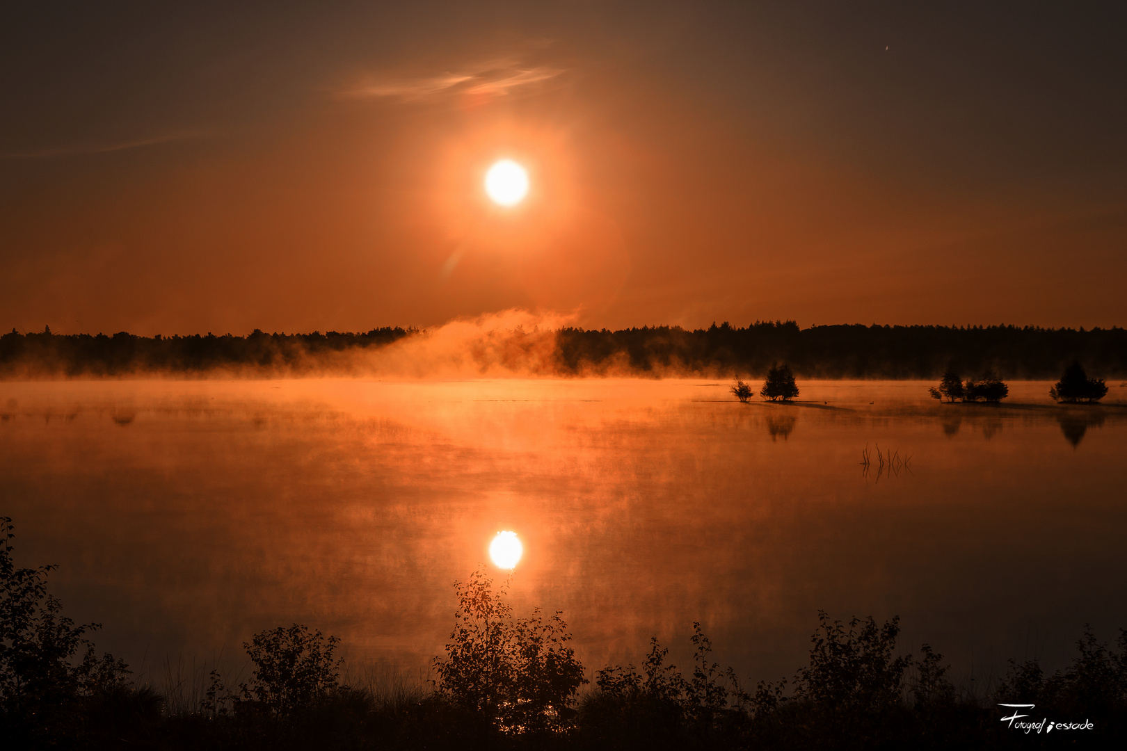 Sonnenaufgang im Tister Bauernmoor !!!