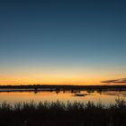 Sonnenaufgang im Tister Bauernmoor - gleich ist sie da