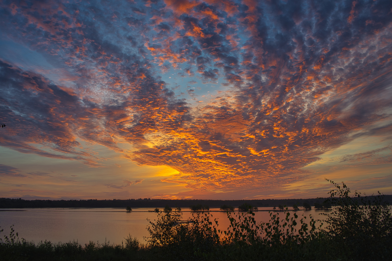 Sonnenaufgang im Tister Bauernmoor, Sittensen