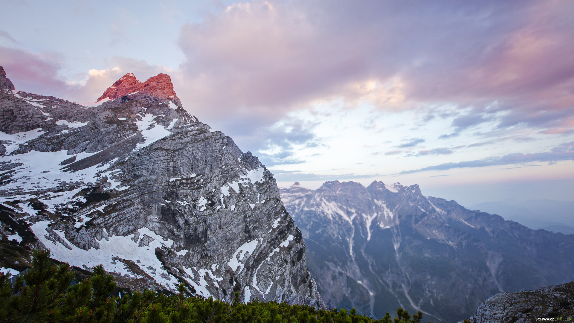 Sonnenaufgang im Toten Gebirge