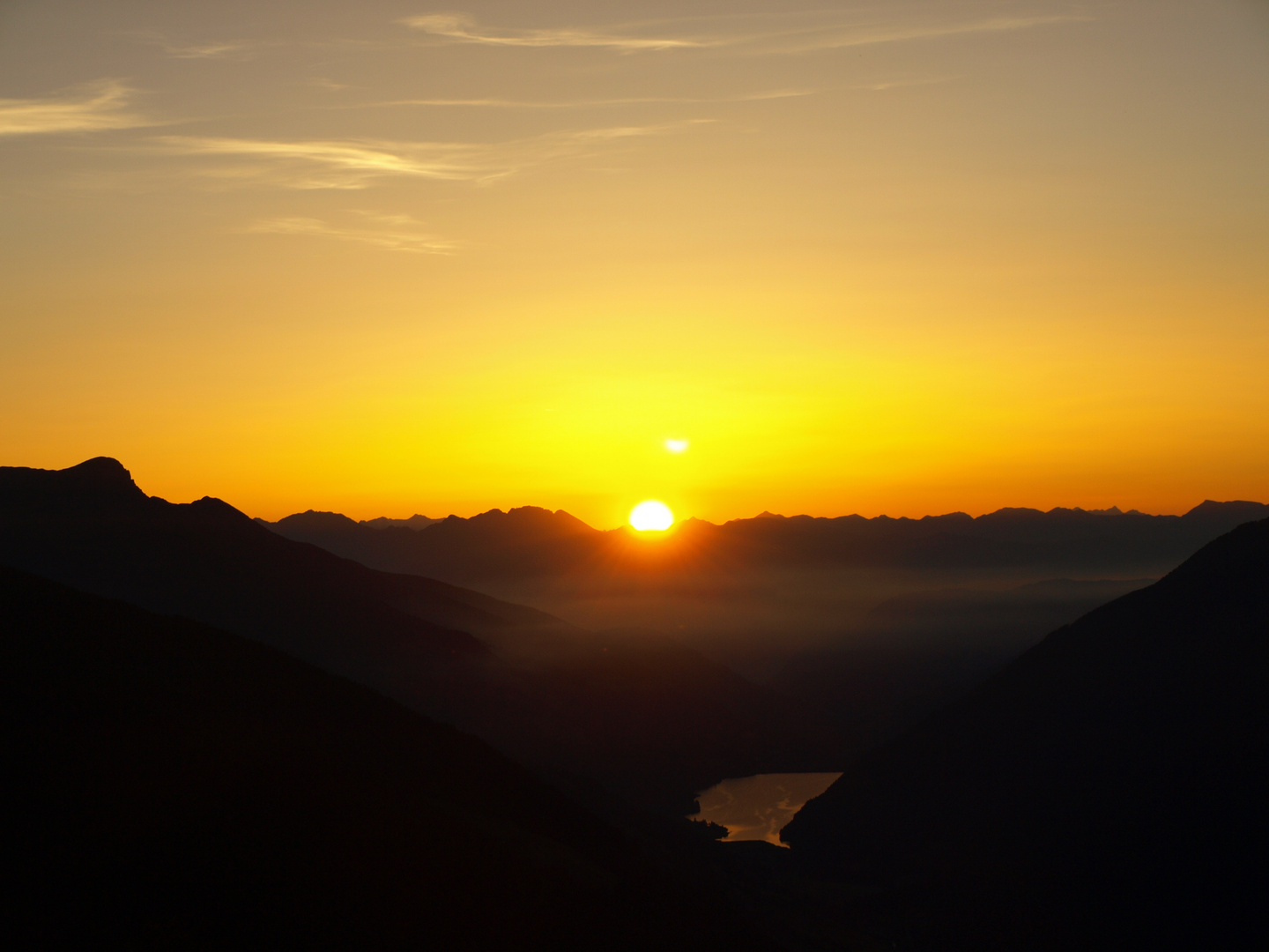 Sonnenaufgang im Ultental