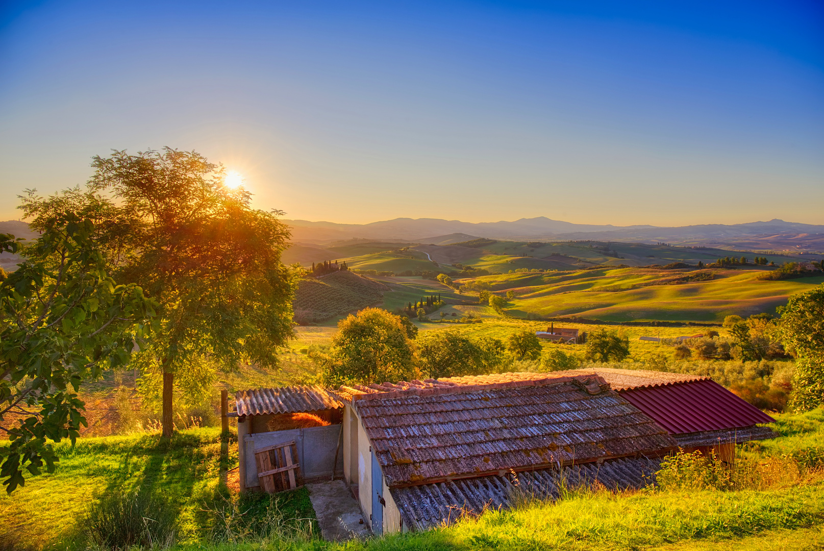 Sonnenaufgang im Val d'Orcia_Toskana (5)