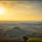 Sonnenaufgang im Val d'Orcia_Toskana