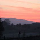 Sonnenaufgang im Vogelsberg