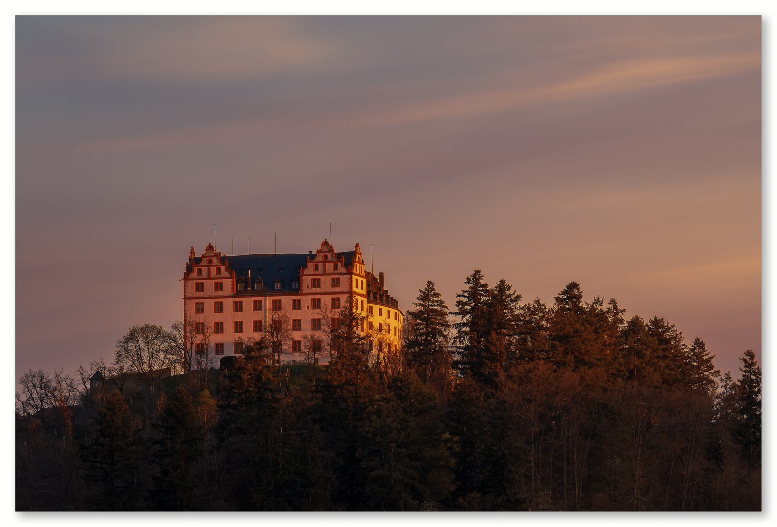 Sonnenaufgang im vorderen Odenwald