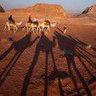 Sonnenaufgang im Wadi Rum