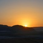 Sonnenaufgang im Wadi Rum in Jordanien