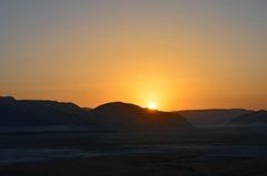 Sonnenaufgang im Wadi Rum in Jordanien