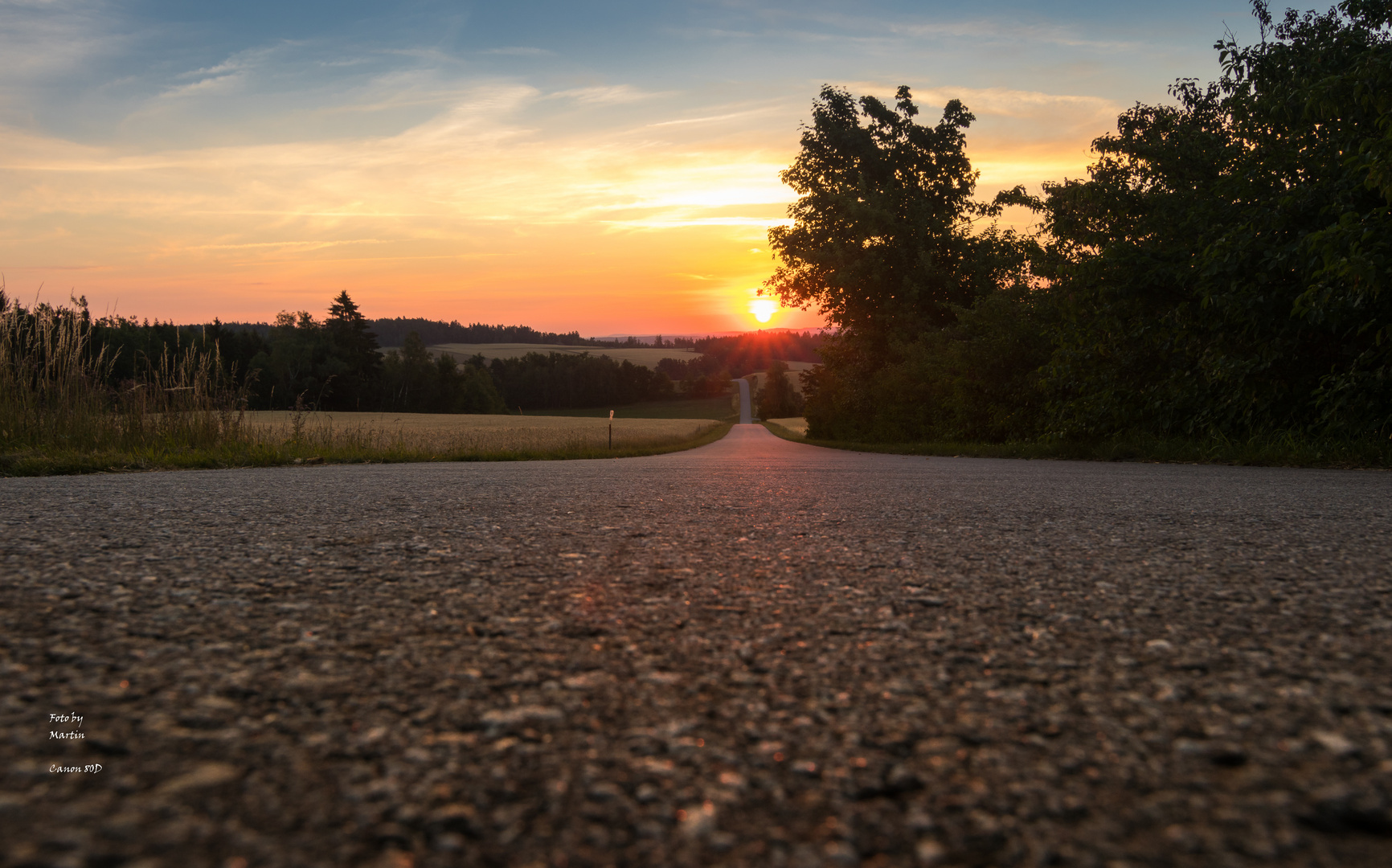 Sonnenaufgang im Waldviertel