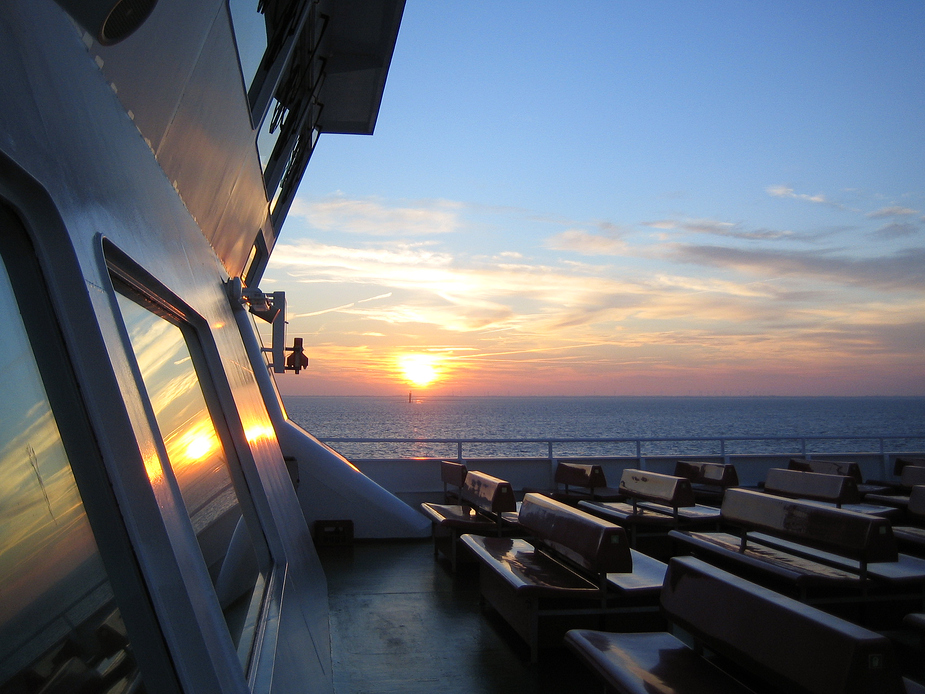 Sonnenaufgang im Wattenmeer vor Norderney