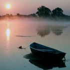 Sonnenaufgang im Wendland an der Elbe