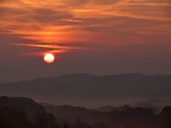 Sonnenaufgang im Westerwald