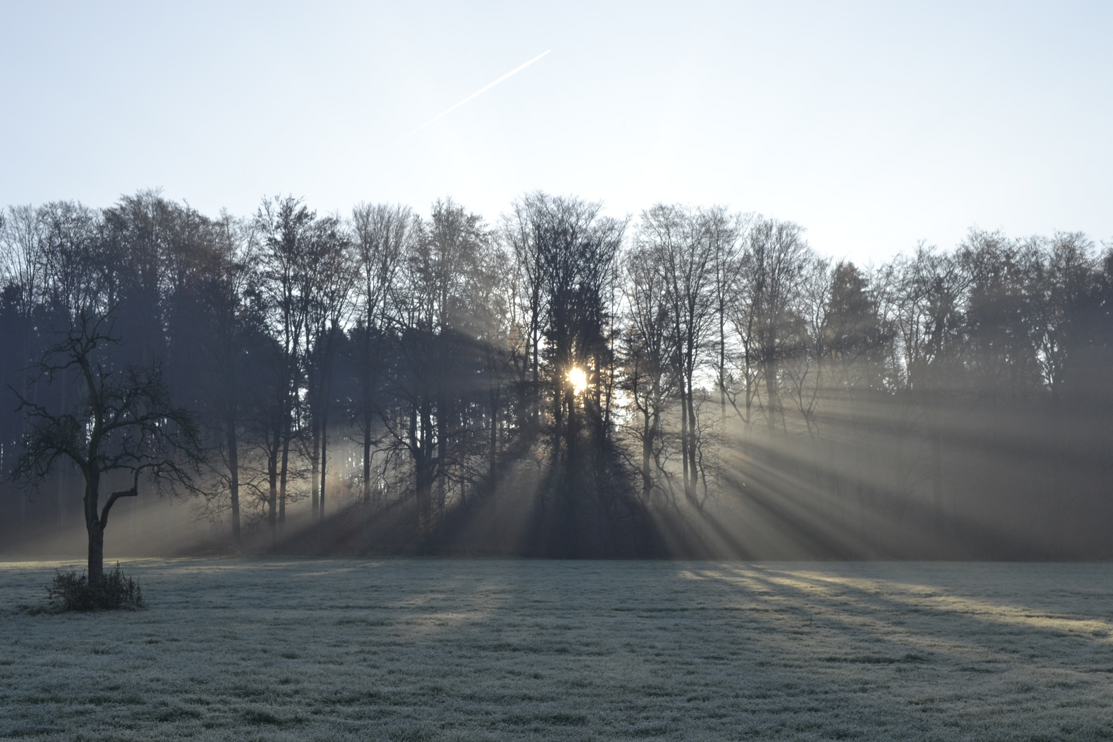 Sonnenaufgang im Westerwald Nov.2011