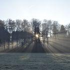 Sonnenaufgang im Westerwald Nov.2011