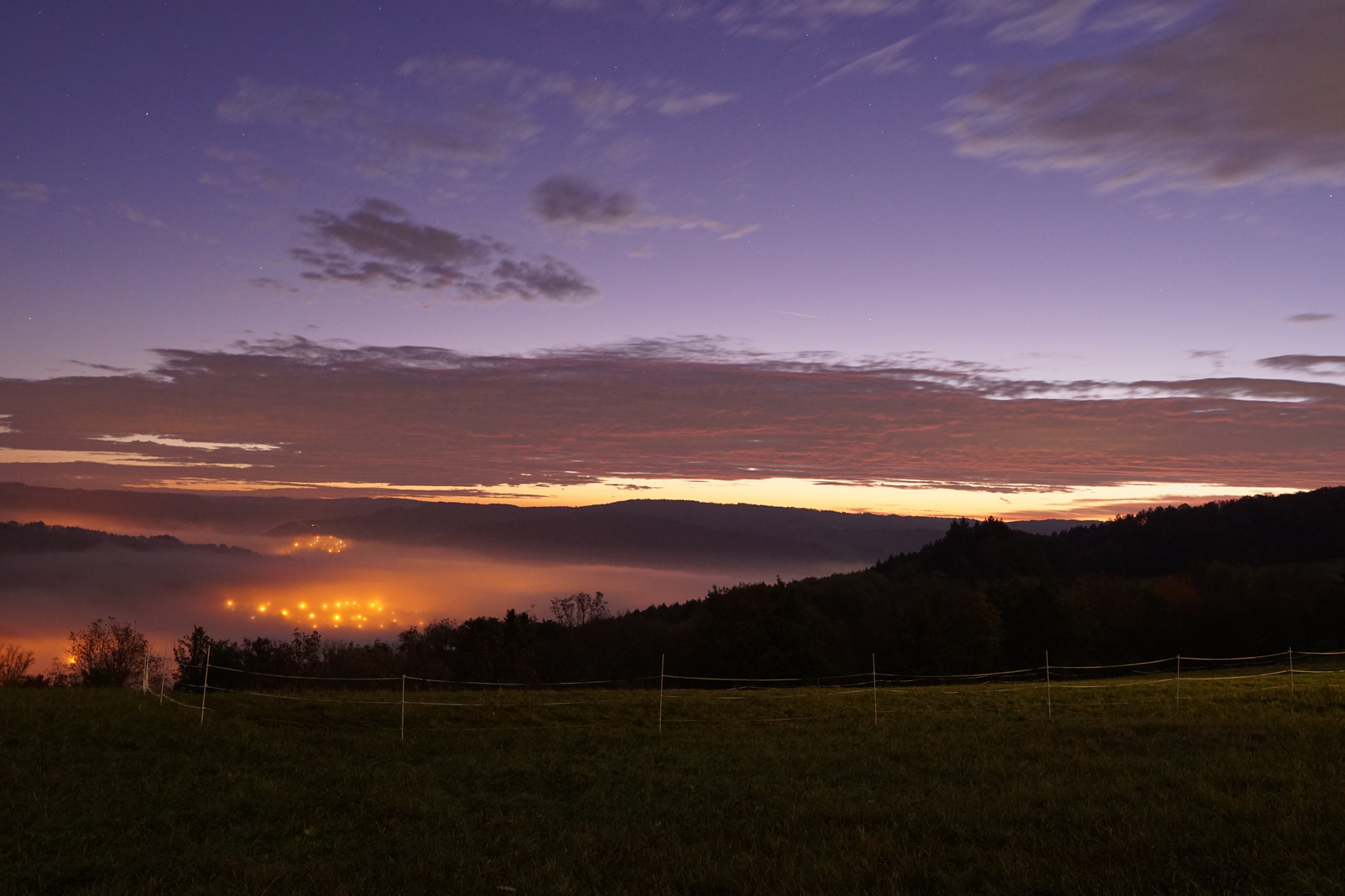 Sonnenaufgang im WIeslauftal