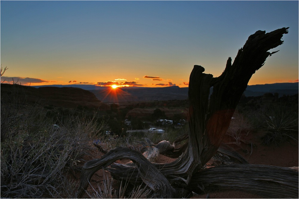 Sonnenaufgang im Wilden Westen