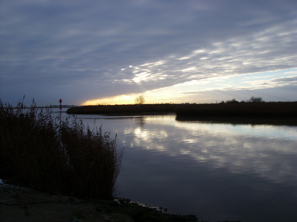 Sonnenaufgang im Winter