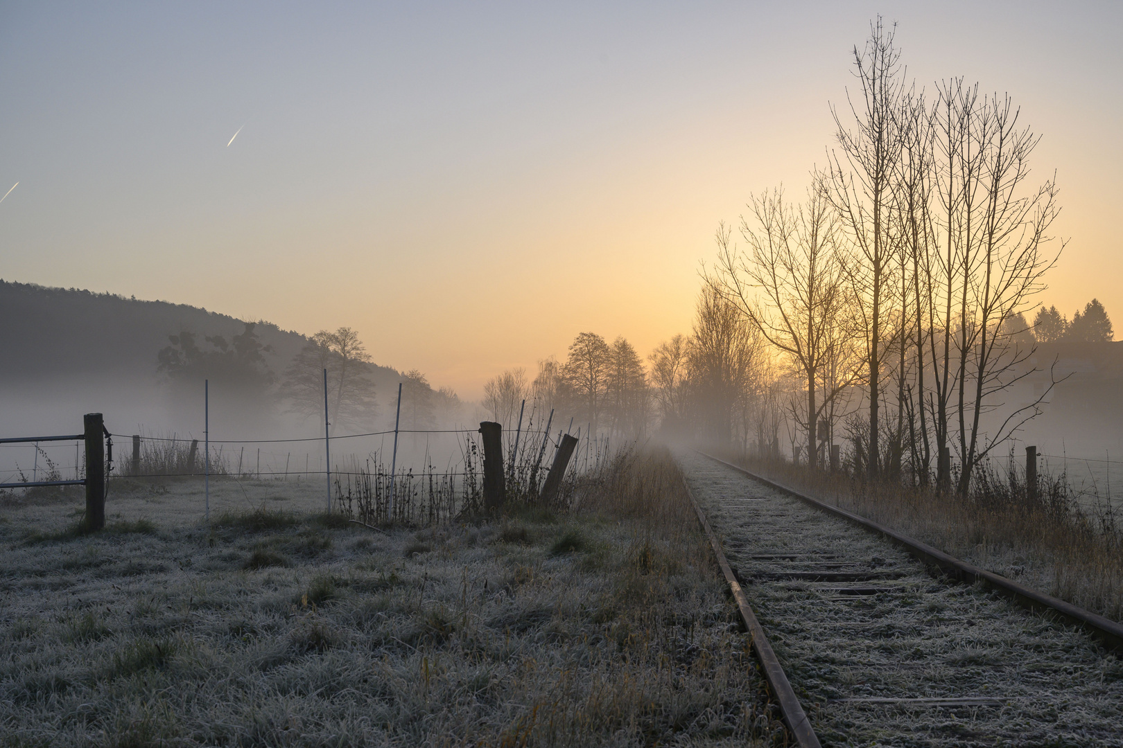 Sonnenaufgang im Winter