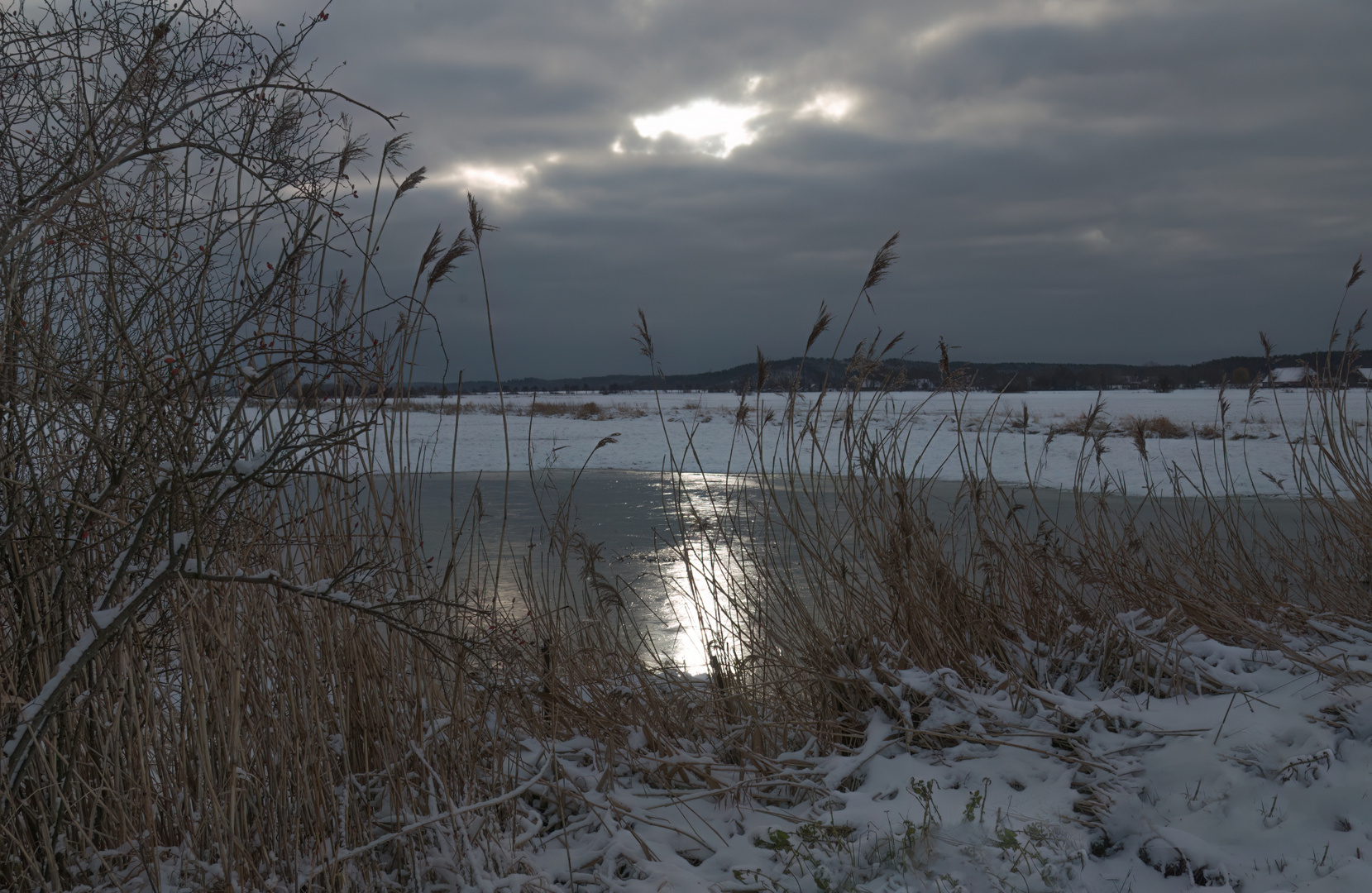 Sonnenaufgang im Winter