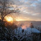 Sonnenaufgang im Winter