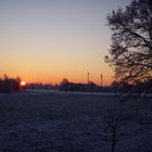 Sonnenaufgang im Winter