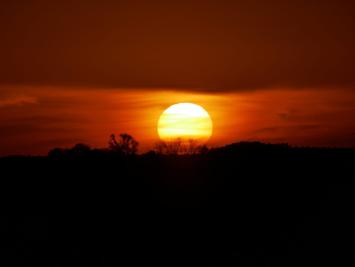 Sonnenaufgang im Winter