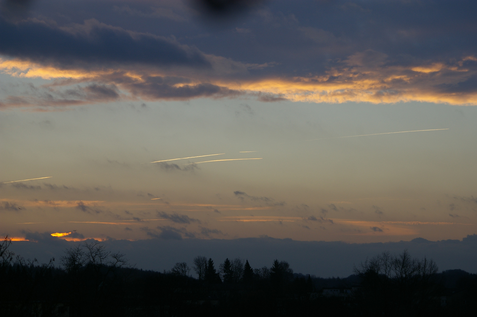 Sonnenaufgang im Winter