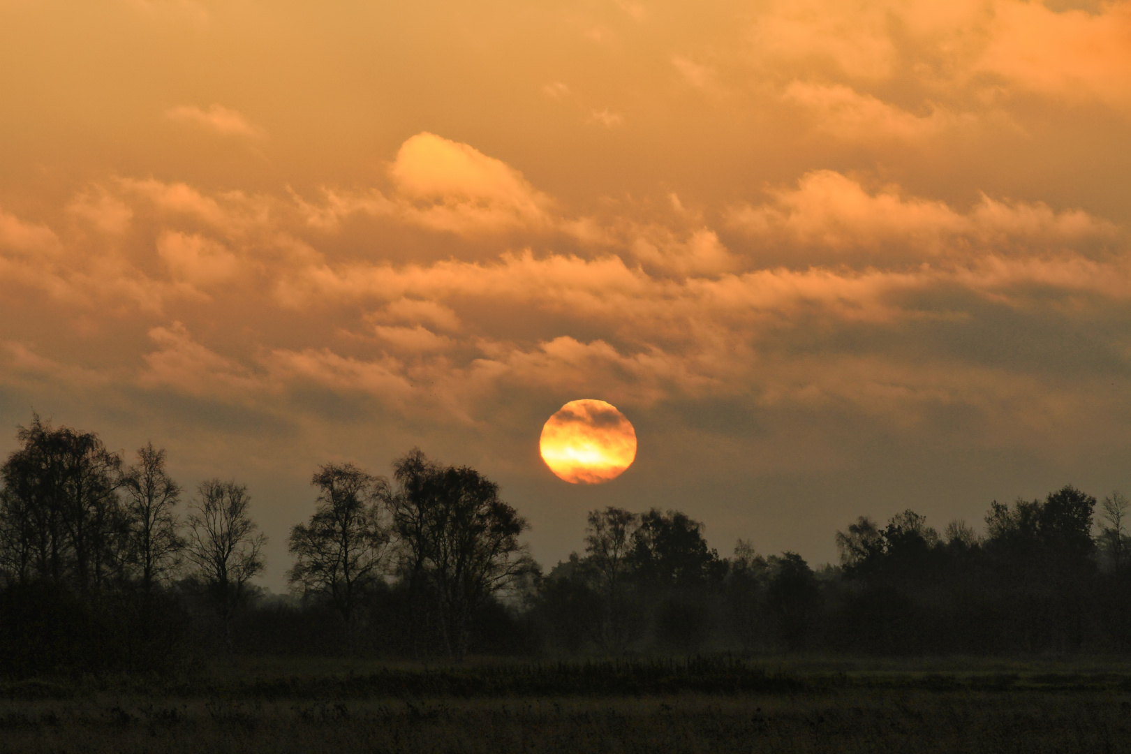 Sonnenaufgang im Winterhalbjahr