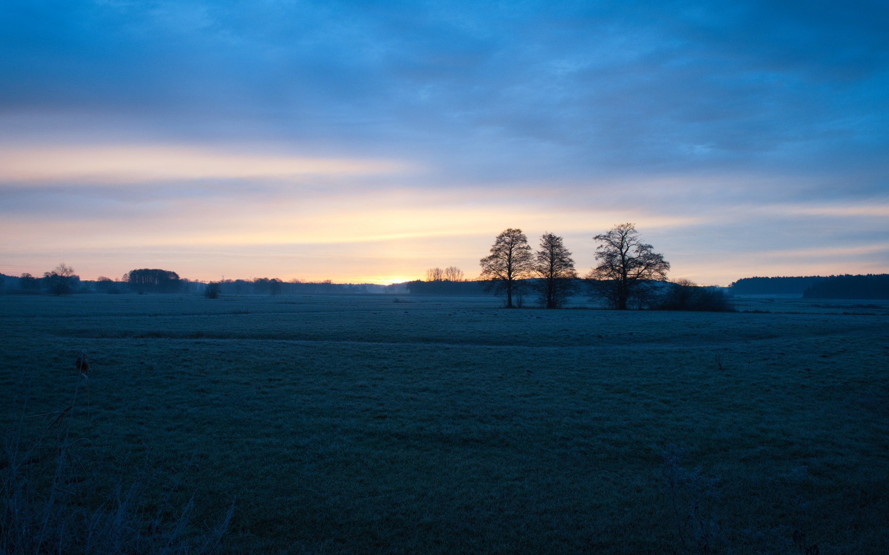 Sonnenaufgang im Wittelsbacher Land