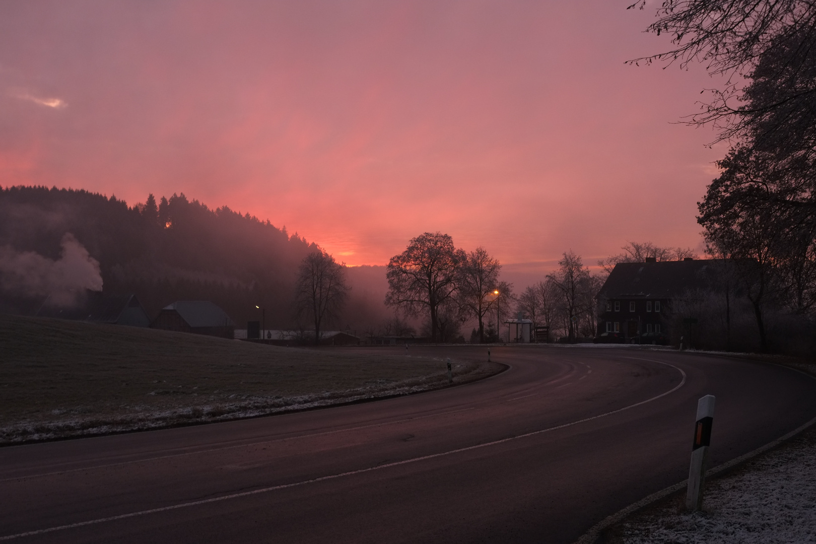 Sonnenaufgang im Wittgensteiner Land