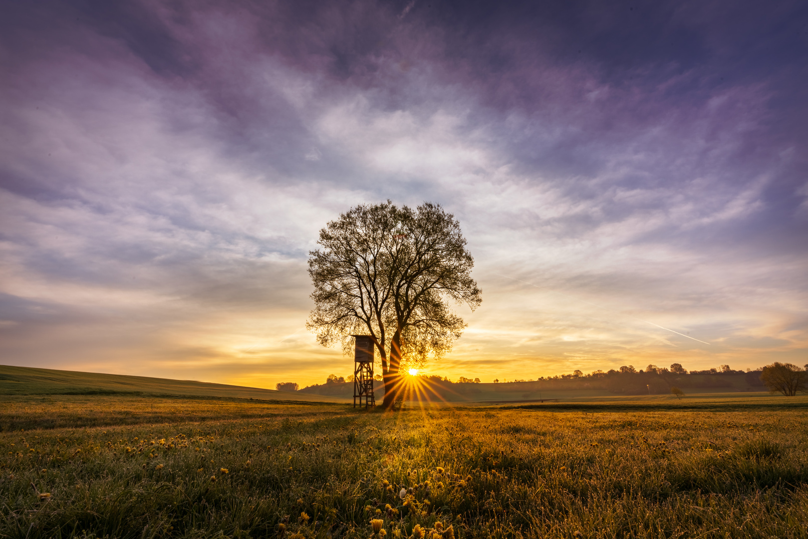 Sonnenaufgang im Würmtal