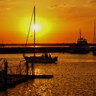 Sonnenaufgang im Yachthafen