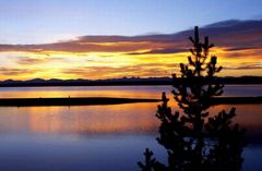 Sonnenaufgang im Yellowstone National Park