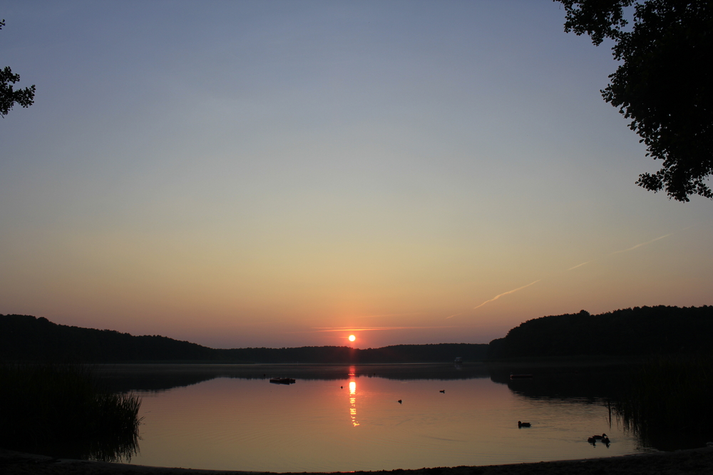 Sonnenaufgang im Zeltlager