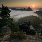 Sonnenaufgang im Zschand