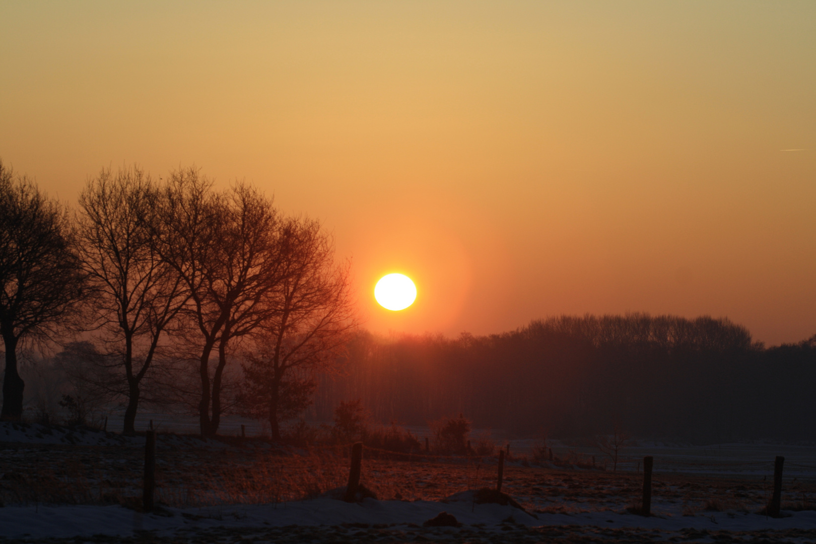 Sonnenaufgang in 27628 Bramstedt