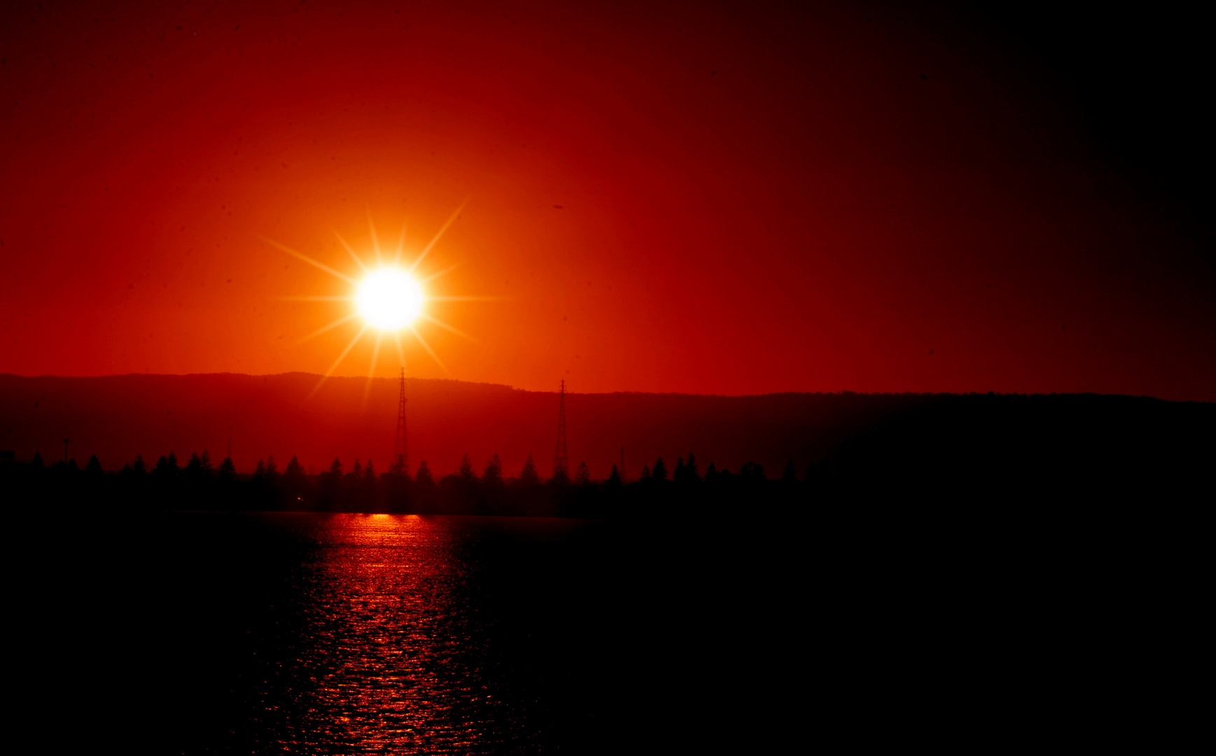 Sonnenaufgang in Adelaide, Australien