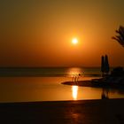 Sonnenaufgang in Ägypten über dem Meer