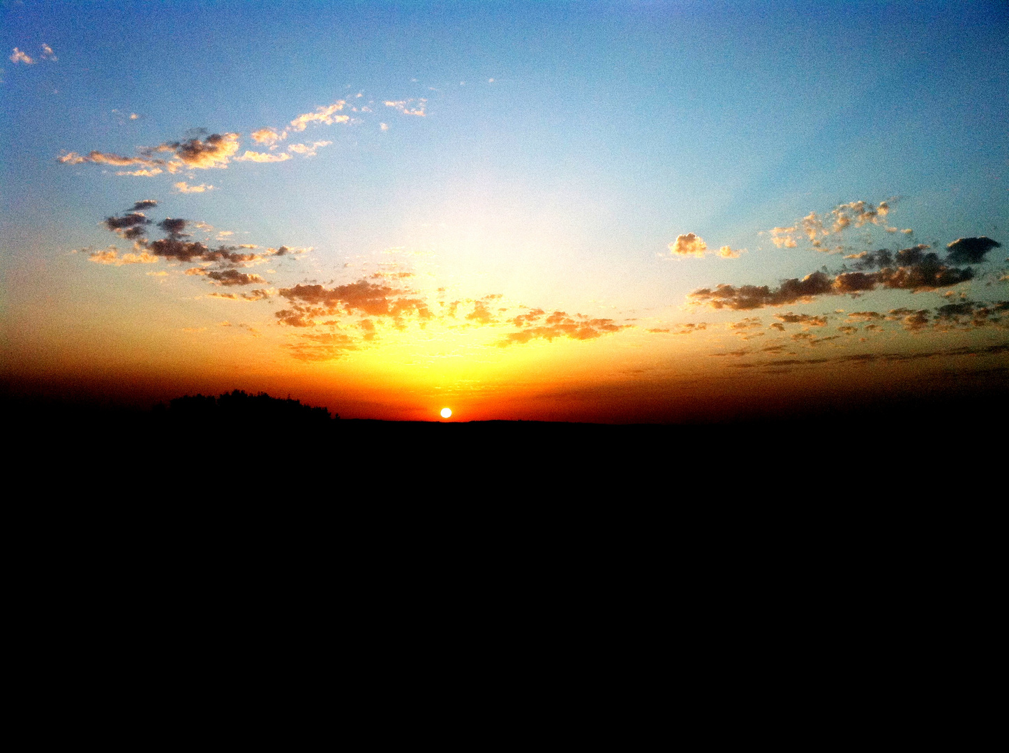 Sonnenaufgang in Afrika