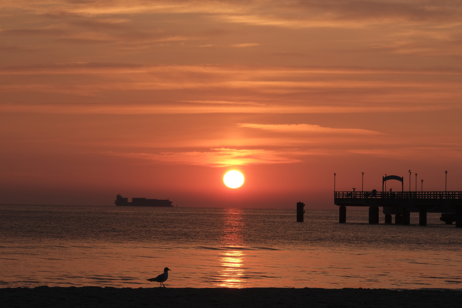 Sonnenaufgang in Ahlbeck