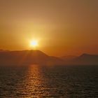 Sonnenaufgang in Albanien