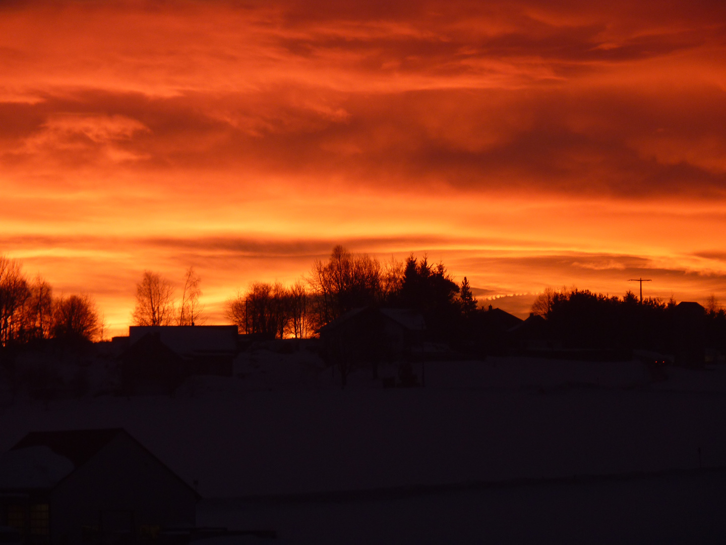 Sonnenaufgang in Altenthann