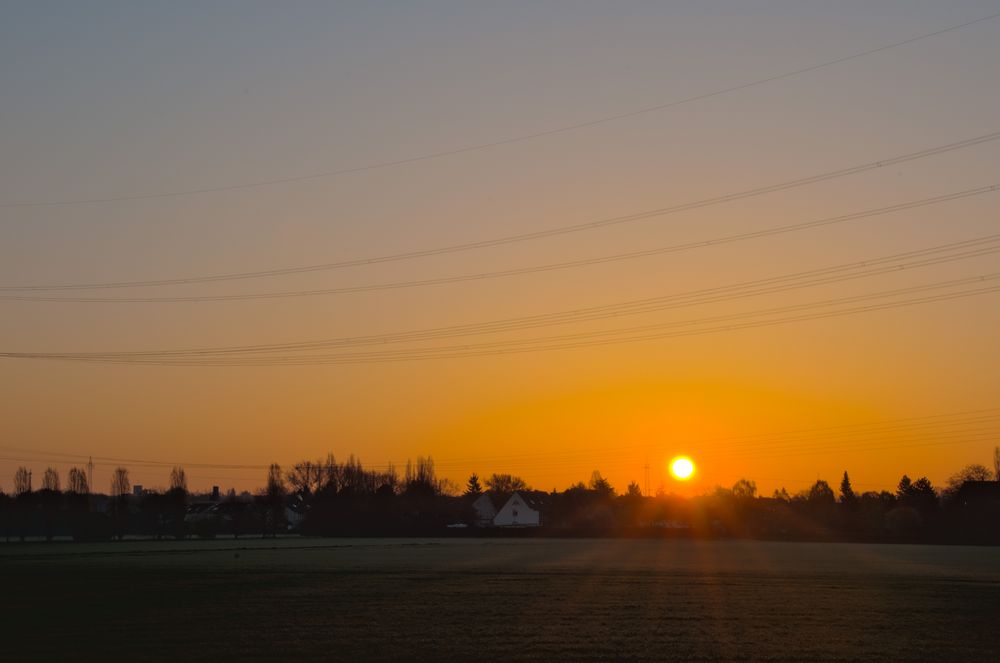 Sonnenaufgang in Angermund