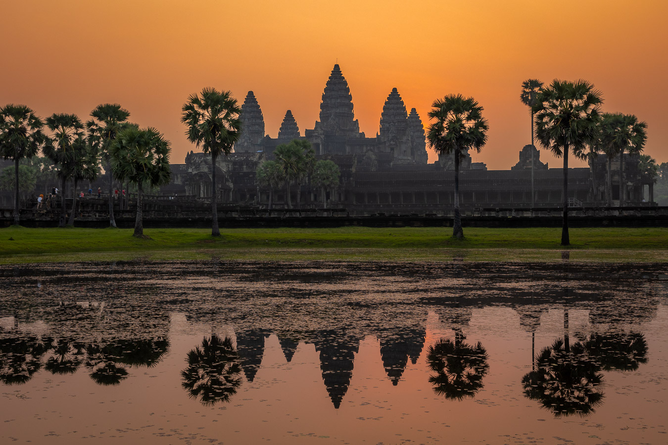 Sonnenaufgang in Angkor Wat