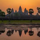 Sonnenaufgang in Angkor Wat